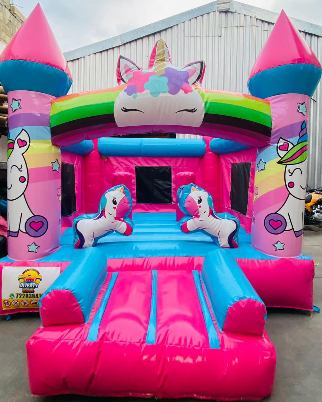 INFLABLE CASTILLO UNICORNIO